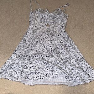 Black and white shien dress